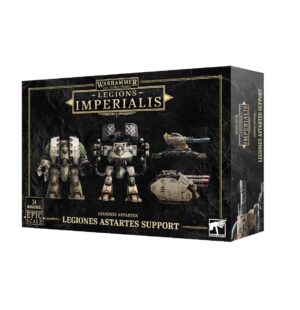 Legiones Astartes Support Miniatures Set for Warhammer 40K featuring customizable Space Marine and vehicle.