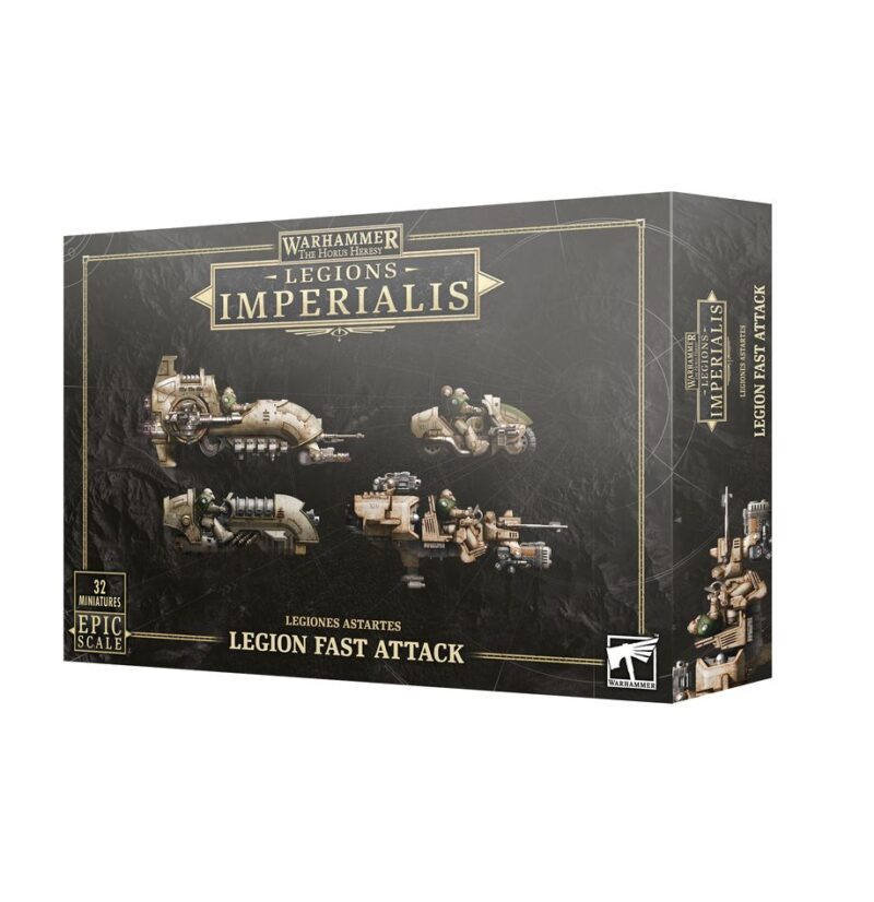 Legions Imperialis Fast Attack set: 37 detailed miniatures for strategic Warhammer gameplay.