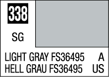 Light gray color swatch FS36495, ideal for design, with bilingual labeling for global use.