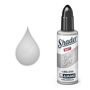 Light Grey Shader Paint by AMMO, perfect for artists and creative projects.