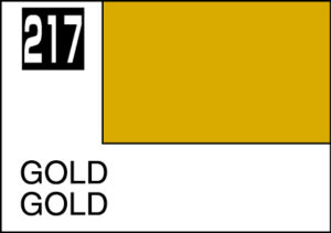 Stylish gold color block design featuring bold text 217 and repeated GOLD for elegance.
