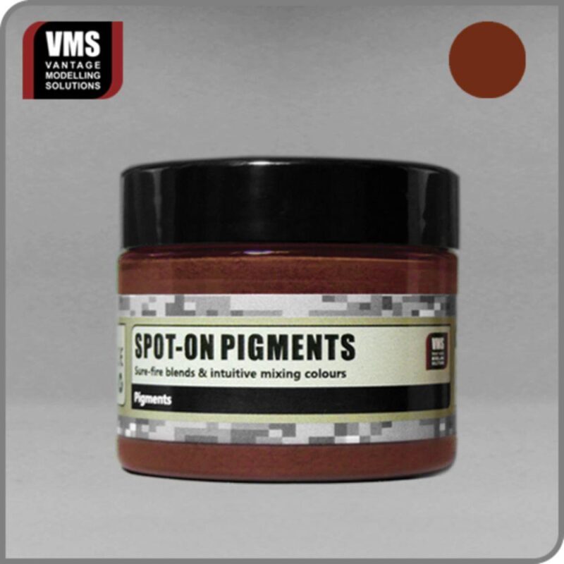 Spot-On Pigments: Dark brown modeling colors for versatile low-fire blending and artistic creations.