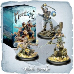 Moonstone Black Powder miniatures showcase detailed fantasy characters for immersive gaming adventures.