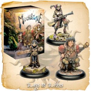 Explore fantasy miniatures from Moonstone: Adventure Awaits, featuring vibrant characters and immersive gameplay.