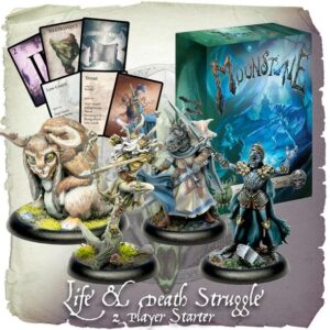 Explore the Moonstone: Epic Fantasy Tabletop Starter Set with vibrant miniatures and engaging gameplay.