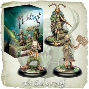 Whimsical Moonstone miniatures highlight enchanting characters in a magical fantasy forest setting.