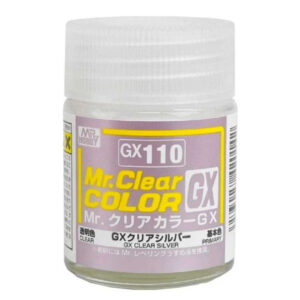 Mr. Clear COLOR GX110: Clear finish gloss for enhancing models and painted surfaces.