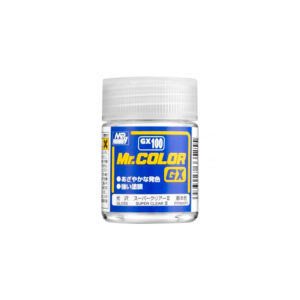 Mr. Color GX 100 paint jar for detailed model painting and creative projects.