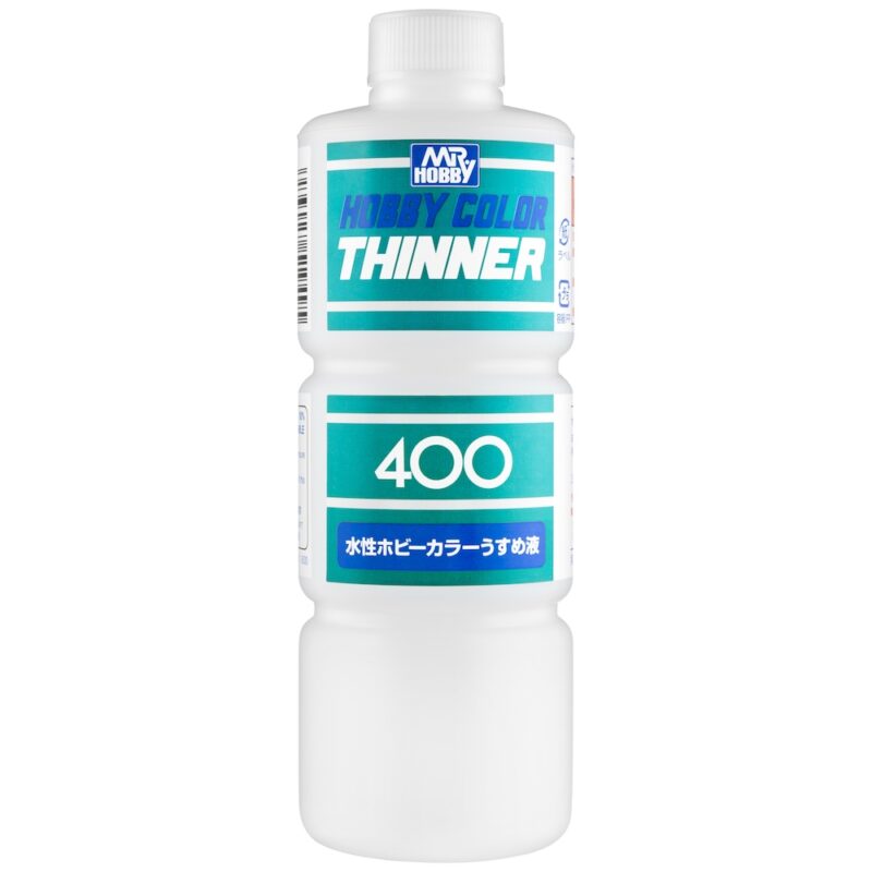 Mr. Hobby Color Thinner 400 for model painting—clear, high-quality, easy-to-use formulation.