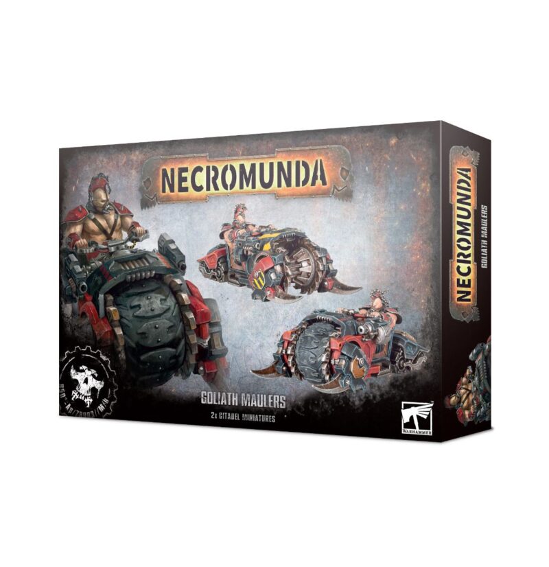 Necromunda Terrain Raiders model kit featuring dynamic miniatures and gritty, post-apocalyptic design.