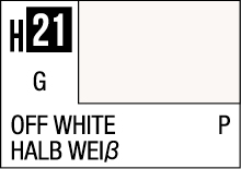 Off White H21 Color Sample Card for Versatile Design and Decor Applications
