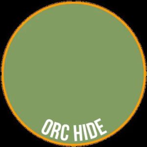 Orc Hide Design: A Circular Fantasy Emblem Inspired by Nature and Craftsmanship.