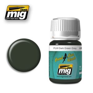 AMMO Dark Green Grey Panel Line Wash for model detailing and painting enhancements.