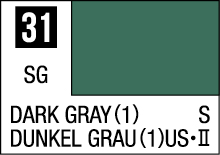 Dark Gray Color Swatch 31 with German translation for design and manufacturing use.