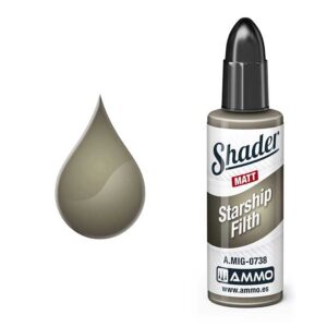 Starship Filth Shader paint by AMMO, perfect for realistic modeling and space-themed projects.