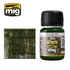 AMMO Slimy Grime Dark paint with realistic weathering texture for modeling projects.