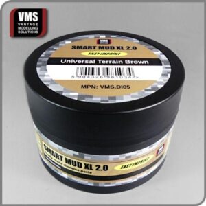 Smart Mud XL 2.0: Universal Terrain Brown modeling paste for realistic craft projects.