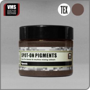 Premium brown modeling paint in a sleek jar for precise color mixing and textured finishes.