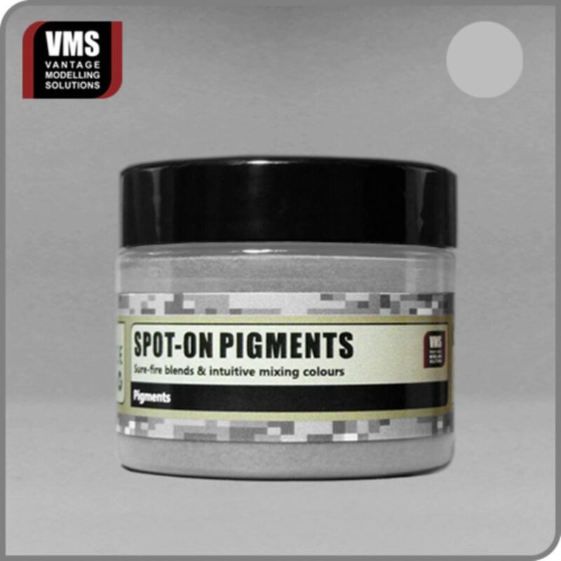 Spot-On Pigments: Clear jar of vibrant modeling colors for artists and hobbyists.