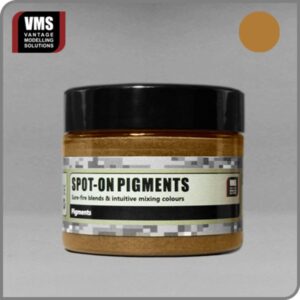 Spot-On Pigments by VMS in amber, perfect for artists seeking versatile color blends.