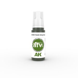 Precision spray bottle in French Army Green for model painting and hobby use.