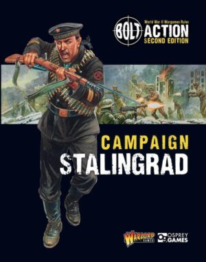 Vibrant cover of Stalingrad: Heroes of the WWII Battlefield, showcasing intense urban warfare.
