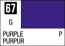 Deep purple color swatch 67, showcasing versatility for design and branding applications.