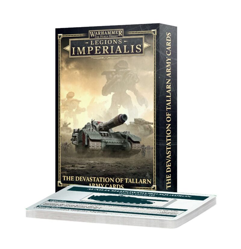 Unleash strategic warfare with the Devastation of Tallarn Army Cards from Warhammer.