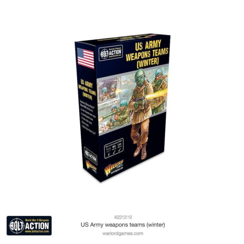 US Army Winter Weapons Teams expansion for Bolt Action: thrilling gameplay and historical accuracy.