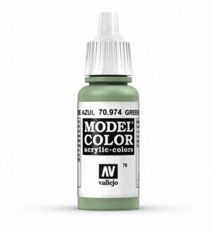 Vallejo 70.974 green model paint in a precise dropper bottle for detailed painting.