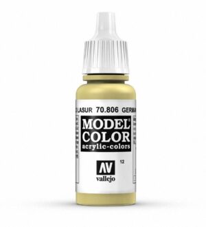 Vallejo Model Color 70.806 acrylic paint in muted green, perfect for models and hobbyists.