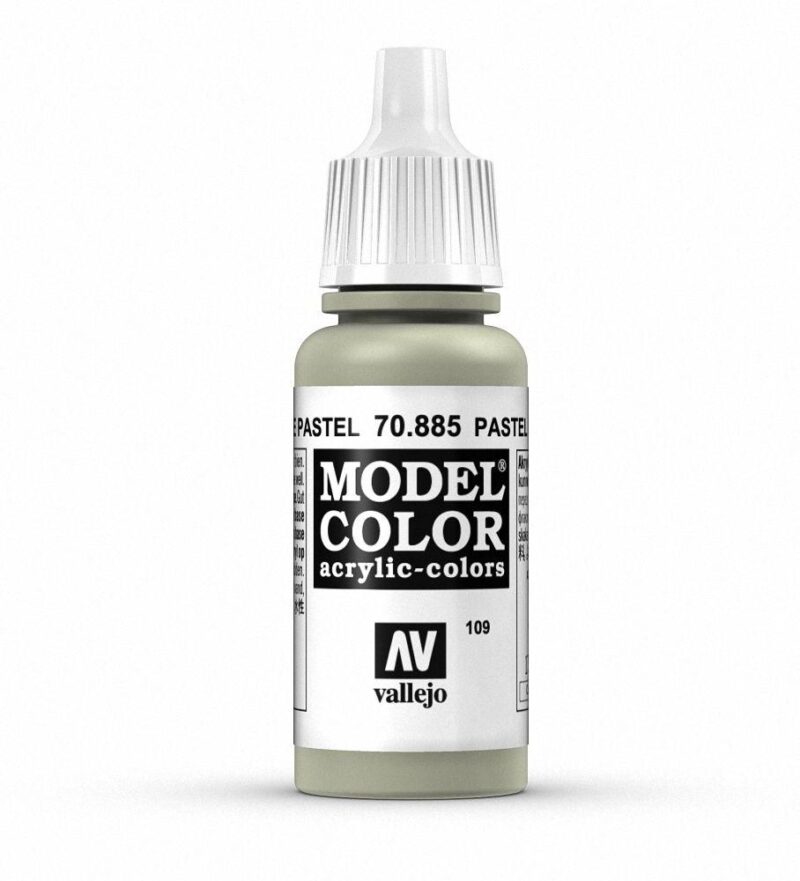 Vallejo Model Color 70.885 pastel acrylic paint bottle with precise applicator for model making.