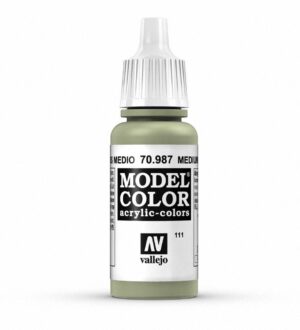 Vallejo Model Color 70.987 Muted Green Acrylic Paint for hobbyists and model builders.