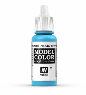 Vallejo Model Color Deep Blue 70.844 acrylic paint in a practical, easy-dispensing bottle.