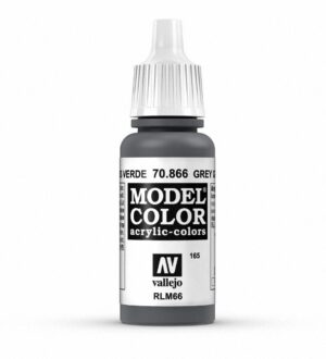 Vallejo Model Color 70.866 Grey acrylic paint in a sleek, precise-dispensing bottle.