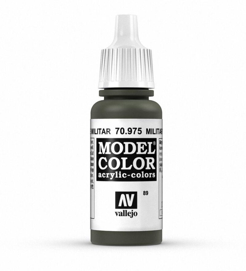 Vallejo Model Color Militar 70.975 acrylic paint for detailed military models.