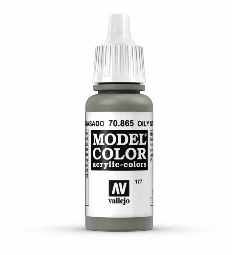 Vallejo Model Color Olive Green 70.865 Acrylic Paint for detailed modeling and craft projects.