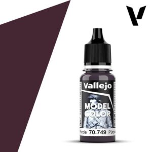 Vibrant purple Vallejo Model Color paint 70.749 for model and miniature painting.