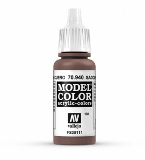 Vallejo Saddle acrylic paint, ideal for model detailing and terrain, 70.940 color code.