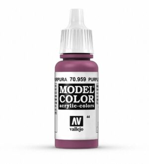 Vallejo Model Color 70.959 Purpure acrylic paint, vibrant purple for precise model painting.
