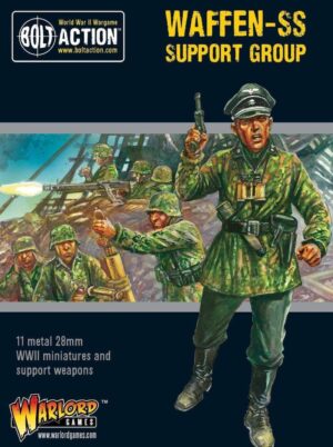 Waffen-SS Miniature Soldiers for Bolt Action, featuring dynamic WWII-themed designs and detailed craftsmanship.