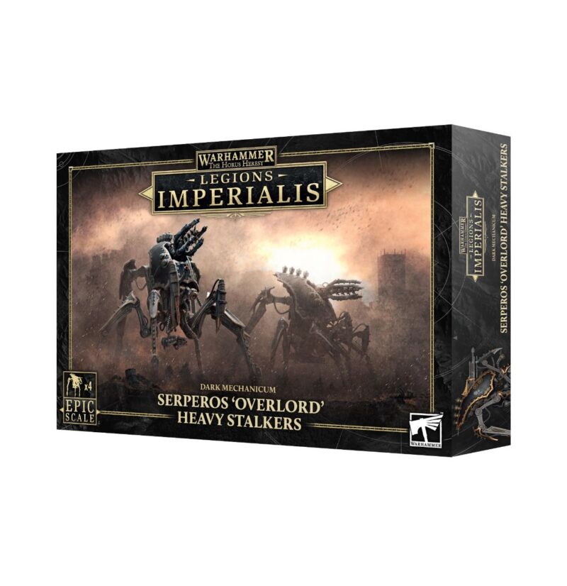 Warhammer Legions Imperialis: Serperos Heavy Stalkers Box Set features stunning artwork and premium design.