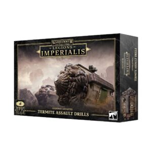 Termite Assault Drills for Warhammer Legions Imperialis: Dynamic, armored model for thrilling tabletop battles.