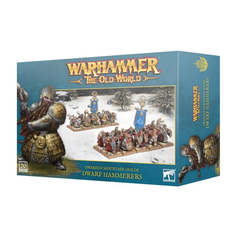 Dwarf Hammerers Battle Set: Stunning miniatures and artwork for Warhammer: The Old World.