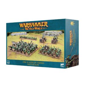 Warhammer Orc and Goblin Tribes Battalion: Vibrant miniatures and epic battles await in this boxed set.