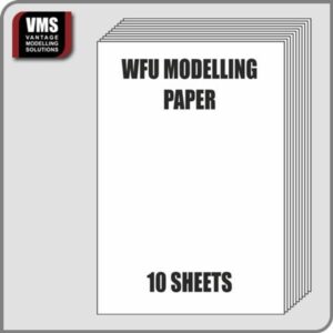 VMS WFU Modelling Paper: 10 high-quality sheets for art and design projects.