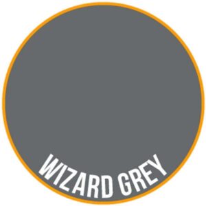 Wizard Grey circle with vibrant orange outline, showcasing modern design aesthetic and stylish typography.