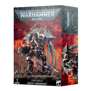 Knight Abominant box set embodies Warhammer 40,000s dark, gothic battlescape and futuristic design.