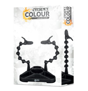 Versatile Citadel Colour Paint Stand for miniature painting with flexible arms and stable base.