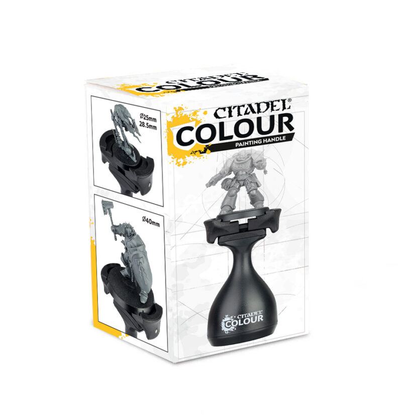 Citadel Colour Painting Handle enhances miniature painting with ergonomic grip and versatile design.